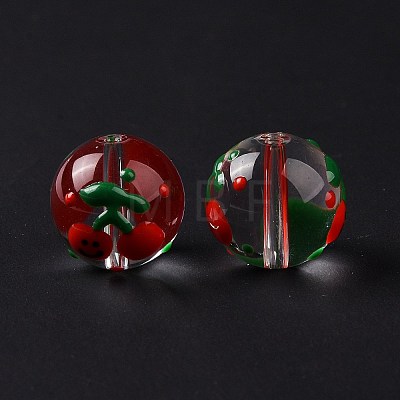 Transparent Glass Beads LAMP-B021-03B-12-1