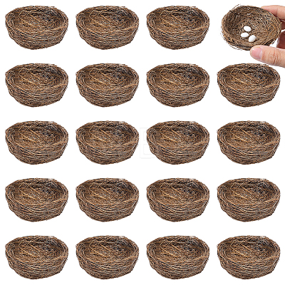 Grass Simulated Bird's Nest AJEW-WH0596-983-1