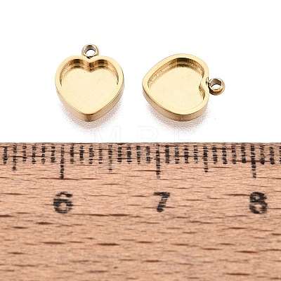 304 Stainless Steel Pendant Cabochon Component STAS-Q113-16G-1