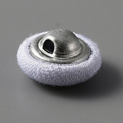 1-Hole Aluminum Buttons DIY-WH0386-01C-1