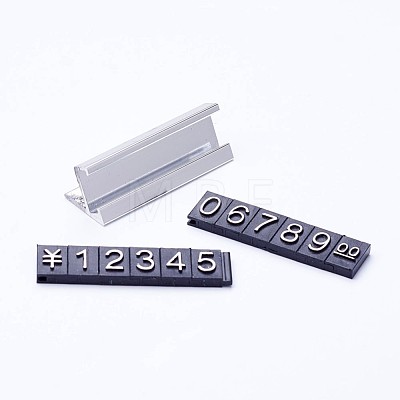Plastic Number and Monetary Unit For Quoteprice ODIS-D017-1