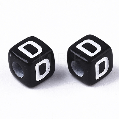 Opaque Acrylic Beads SACR-N002-01D-1