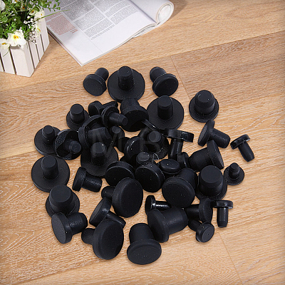 120Pcs 12 Styles Silicone Bottle Seal Plug FIND-GF0008-87-1