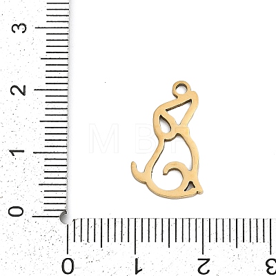 201 Stainless Steel Pendants STAS-F316-04G-02-1