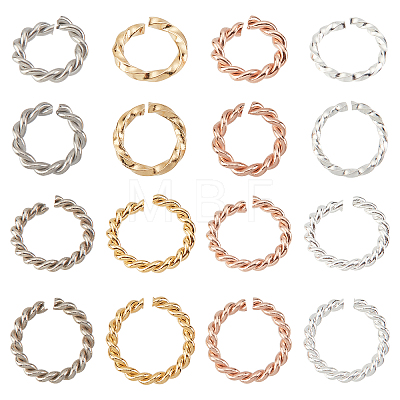64Pcs 8 Style 304 Stainless Steel Jump Rings STAS-DC0003-55-1