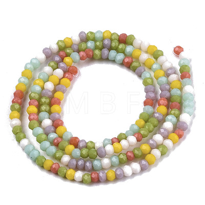 Opaque Glass Beads Strands GLAA-N041-005A-01-1