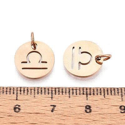 304 Stainless Steel Charms STAS-Q201-T445-7R-1