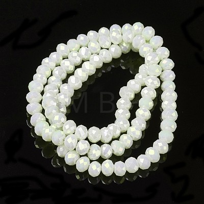 Electroplate Opaque Glass Beads Strands EGLA-A034-P2mm-T15-1