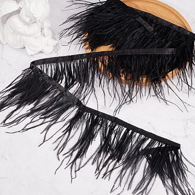 Gorgecraft 2M Fashion Ostrich Feather Cloth Strand Costume Accessories FIND-GF0004-66A-1