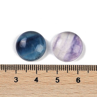 Natural Colorful Fluorite Cabochons G-I370-06B-1