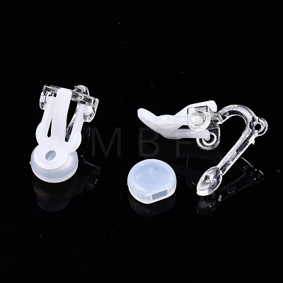 Plastic Clip-on Earring Findings FIND-R039-04-1