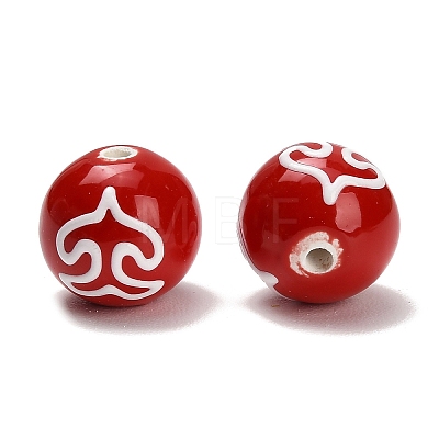 Handmade Porcelain Beads PR-T138-01C-1