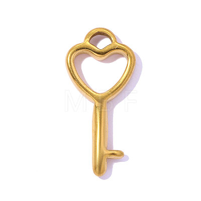 304 Stainless Steel Pendants STAS-OY019-02G-1