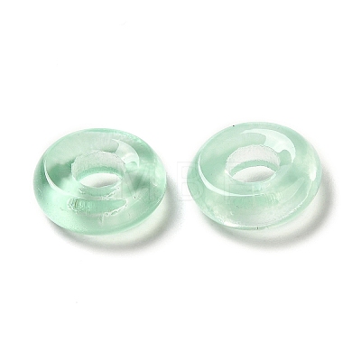 Transparent Glass European Beads GLAA-A012-03-1