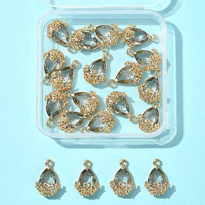20Pcs Rhinestone Pendants FIND-FS0004-75B-1