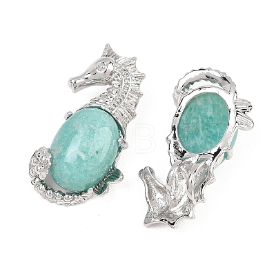 Natural Amazonite Pendants G-A315-03B-P-1