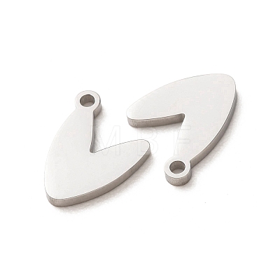 304 Stainless Steel Charms SA-G606-02P-1