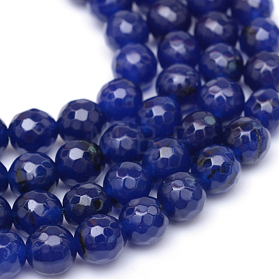 Natural White Jade Bead Strands X-G-R346-8mm-04-1