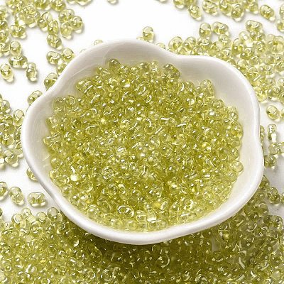 Baking Glass Seed Beads SEED-K009-07A-10-1
