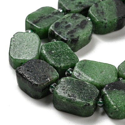 Natural Ruby in Zoisite Beads Strands G-Z043-A06-01-1