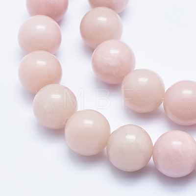 Natural Pink Opal Beads Strands G-E444-28-12mm-1