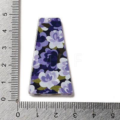 Printed Acrylic Pendants TACR-F007-03B-1