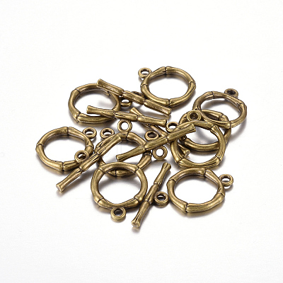 Alloy Toggle Clasps LS-PALLOY-EA9143Y-AB-RS-1