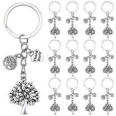 20Pcs Alloy Keychains KEYC-SC00047-1
