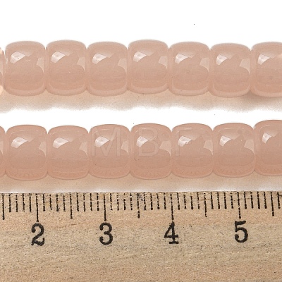 Imitation Jade Glass Beads Strands GLAA-NH0002-A01-1