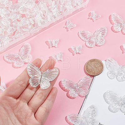 Electroplated 3D Resin Pendants DIY-OC0007-71-1