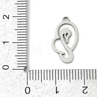 201 Stainless Steel Pendants STAS-F316-32A-P-1