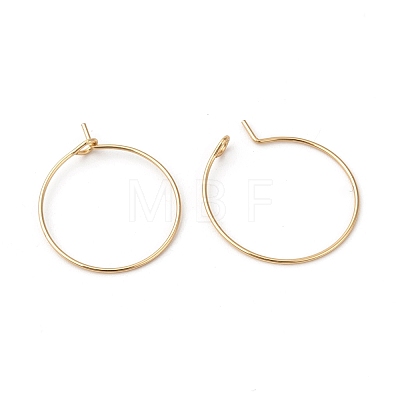 316L Surgical Stainless Steel Hoop Earring Findings X-STAS-G229-07G-02B-1
