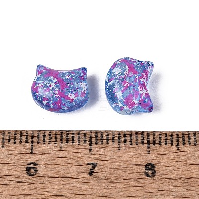 Picasso Transparent Glass Beads SEED-N012-07B-1