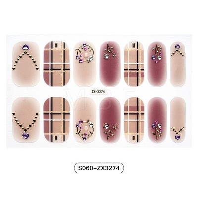 Full Cover Nombre Nail Stickers MRMJ-S060-ZX3274-1