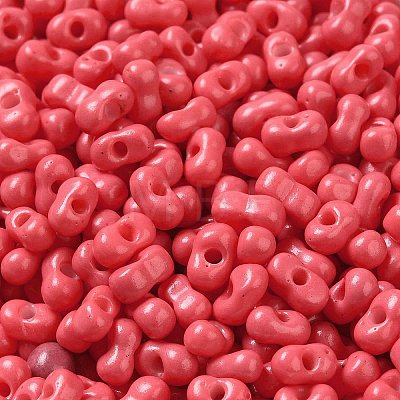 Baking Paint Glass Seed Beads SEED-K009-01A-18-1
