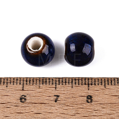 Vintage Handmade Porcelain Beads PORC-Q006-13A-02-1