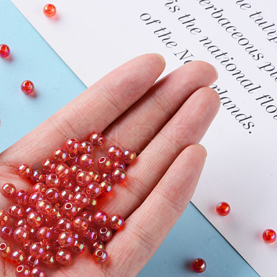 Transparent Acrylic Beads MACR-S370-B6mm-712-1