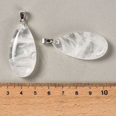 Natural Quartz Crystal Pendants GG-CBACB71-02P-16-1