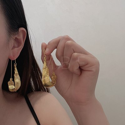 Alloy Hoop Earrings for Women WG1358A-01-1