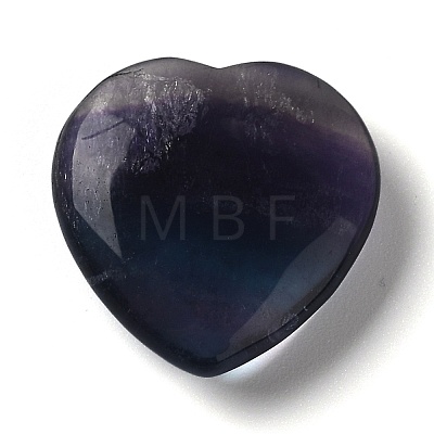 Natural Fluorite Heart Love Stone G-Z001-04-1