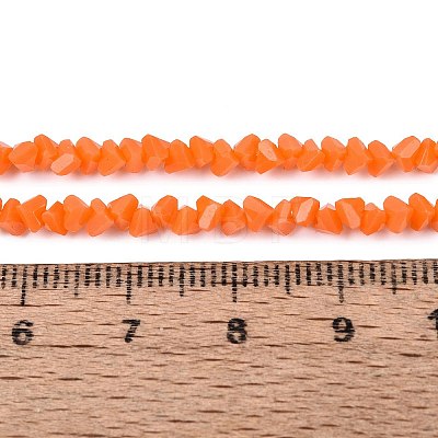 Opaque Glass Beads Strands GLAA-N019-3mm-07-1