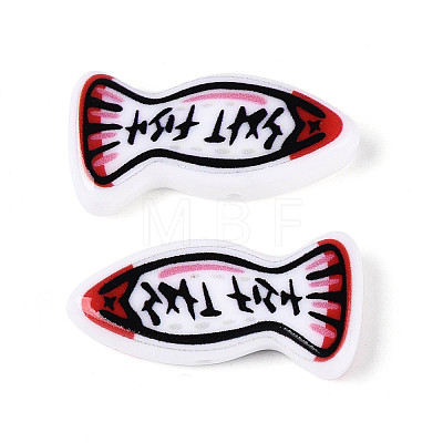 Printed Opaque Resin Beads RESI-N043-22D-1