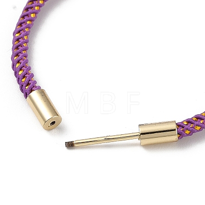 Braided Nylon Cord Bracelet Making MAK-L043-01G-04-1