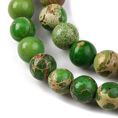 Dyed Natural Regalite/Imperial Jasper/Sea Sediment Jasper Beads Strands G-B124-C02-02-1