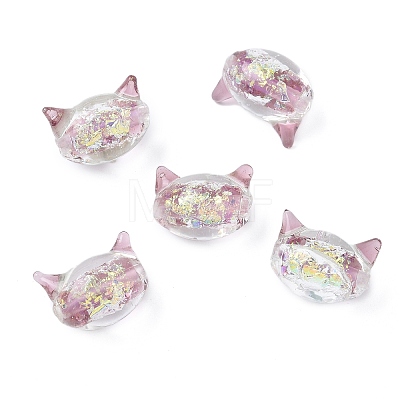 Handmade Foil Lampwork Beads FOIL-Z002-01A-1