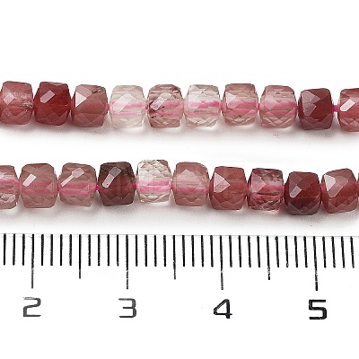 Natural Red Quartz Beads Strands G-H042-A48-02-1