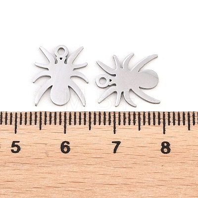 Halloween 304 Stainless Steel Charms STAS-E521-07P-03-1