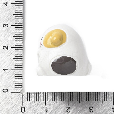 Resin Hamster Display Decoration AJEW-S037-06-05-1