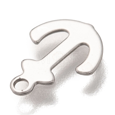 Non-Tarnish 201 Stainless Steel Charms STAS-C017-27P-1