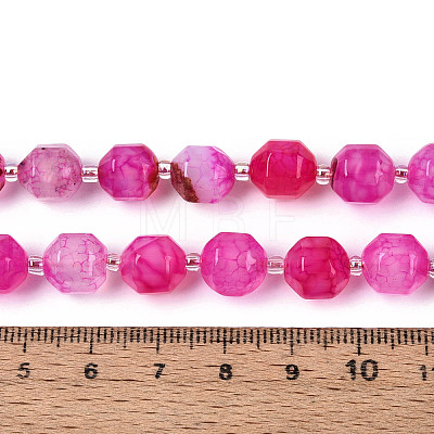 Natural Agate Beads Strands G-T131-82A-08-1